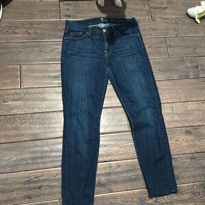7 for all Mankind Kimmie Crop dark wash 29